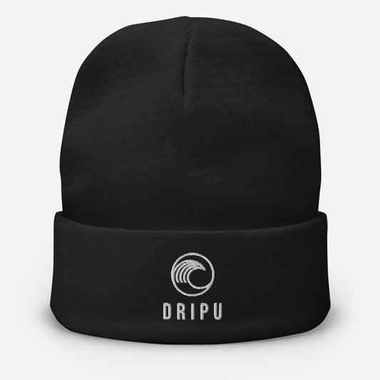 Dripu Embroidered Beanie